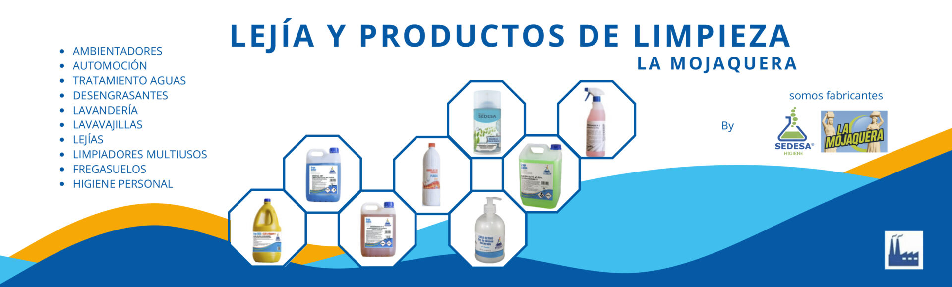 LEGÍA Y PRODUCTOS DE LIMPIEZA LA MOJAQUERA somos fabricantes by