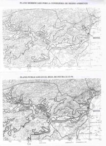 Greenpeace acusa al Consistorio de usar un plano “manipulado” para revalidar la licencia del Algarrobico