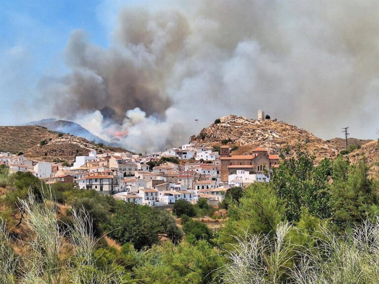 Estabilizado el incendio declarado en El Pocico de Lubrín