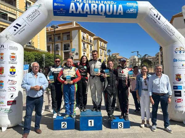El cuevano José Antonio Aznar segundo en el Rallye de Gibralfaro