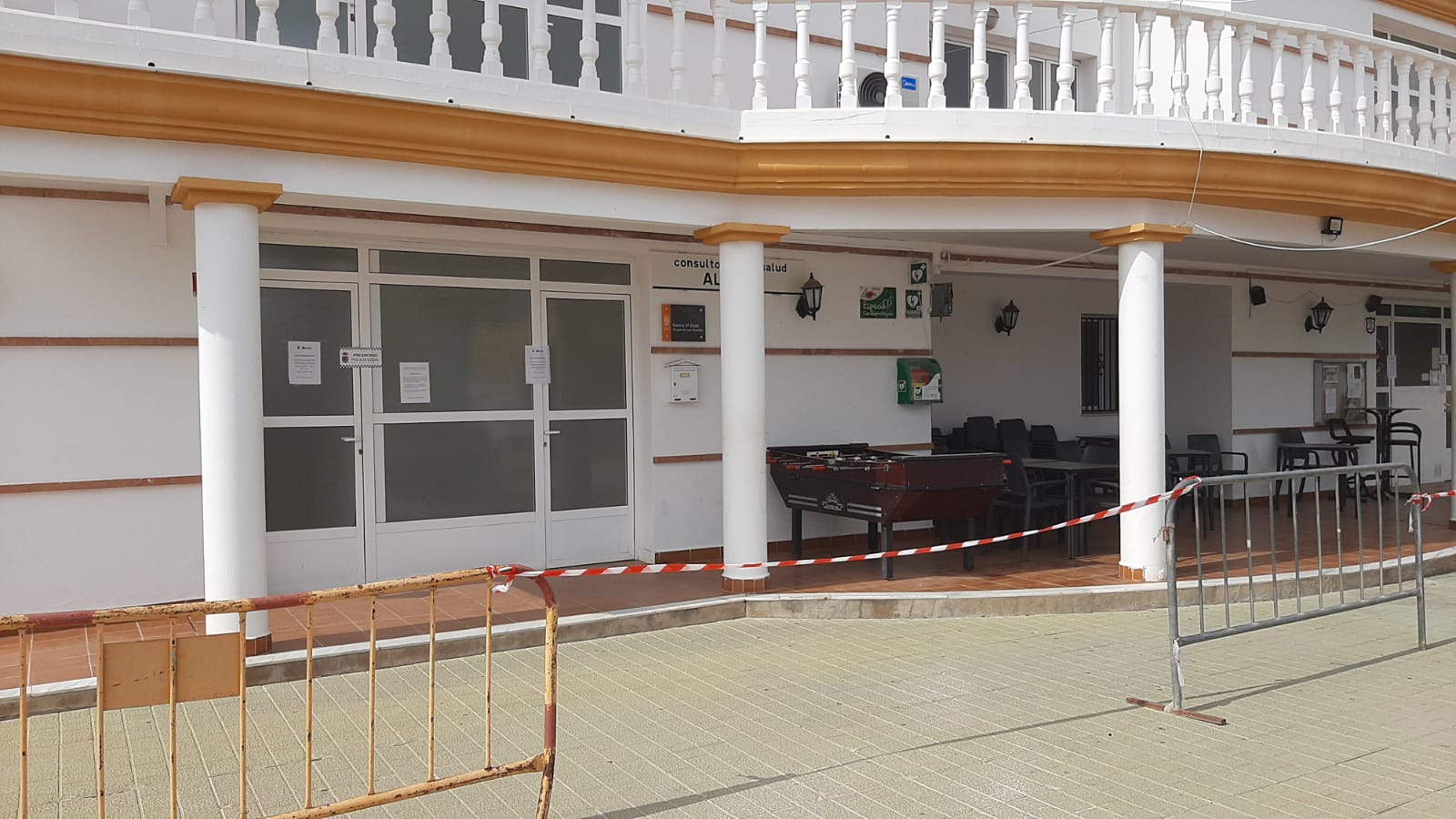 El consultorio médico de Aljáriz volverá a abrir tras descartarse daños en la estructura del edificio