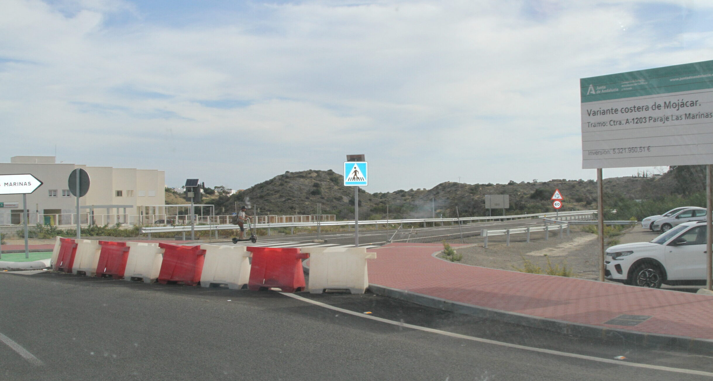 La obra de la variante de Mojácar no se reanudará esta semana, pese a ser anunciada por Fomento