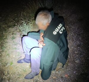 La Guardia Civil rescata a un anciano desaparecido ocho horas en Lubrín