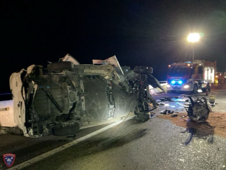 Segundo accidente grave en la A-7 con una persona atrapada a la altura de Vera