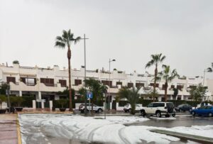 Pulpí a la espera de cuantificar los daños agrícolas tras la intensa granizada Pulpí a la espera de cuantificar los daños agrícolas tras la intensa granizada