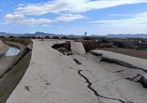 1,7 millones corrigen en Pulpí un canal del trasvase construido en terreno inestable Obras trasvase Pulpí
