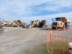 Octava "tirita" de arena para las playas de Vera mientras llegan los espigones que las defiendan