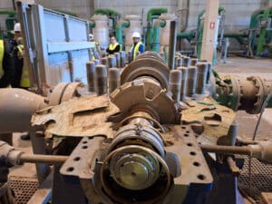 El subdelegado del Gobierno y AcuaMed visitan las obras de la desaladora 'de la vergüenza' en Cuevas