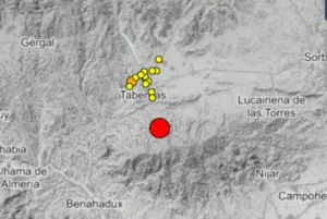 El Levante y el Almanzora sacudidos por el terremoto de Tabernas, de magnitud 4,3 El Levante y el Almanzora sacudidos por el terremoto de Tabernas, de magnitud 4,3