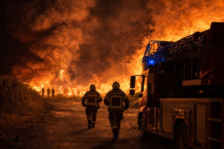"Me quieren matar", primeras declaraciones del dueño de la empresa incendiada en Antas