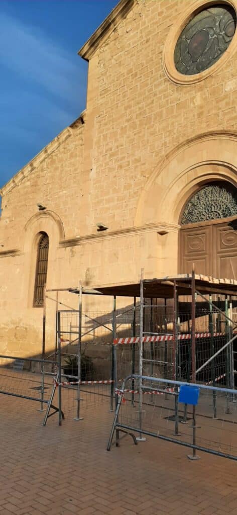 La reparación de la iglesia de Turre a la espera del permiso de Cultura