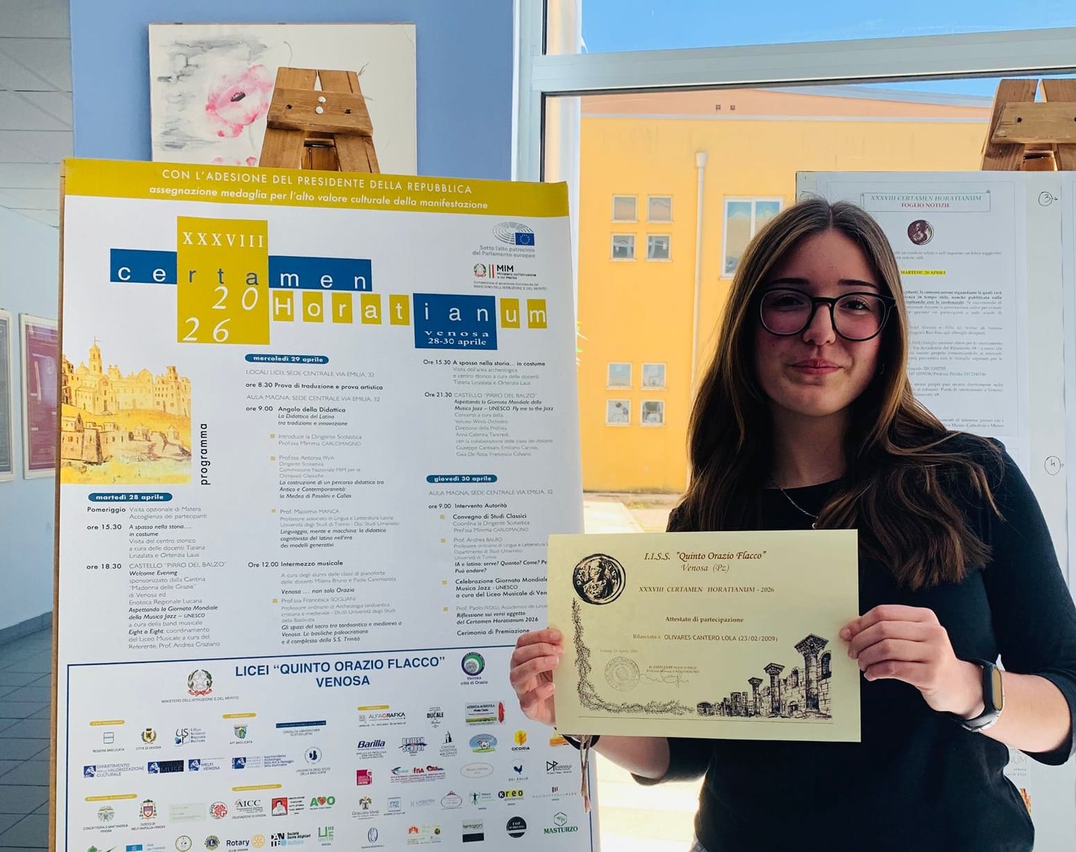 Una estudiante del Instituto de Garrucha consigue su segundo reconocimiento internacional por el dominio de lenguas clásicas