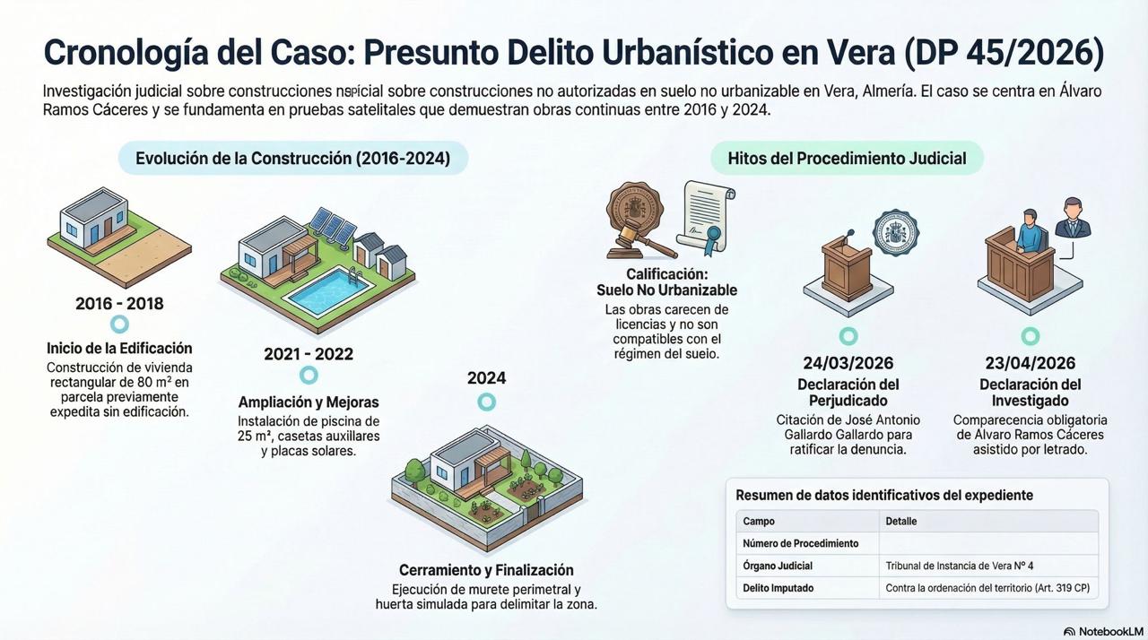 Investigan al alcalde de Garrucha por construir presuntamente en terreno rústico
