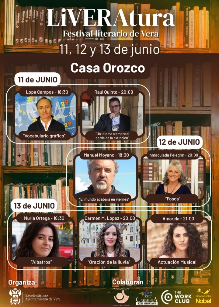 Arranca en Vera el festival literario más importante de la comarca