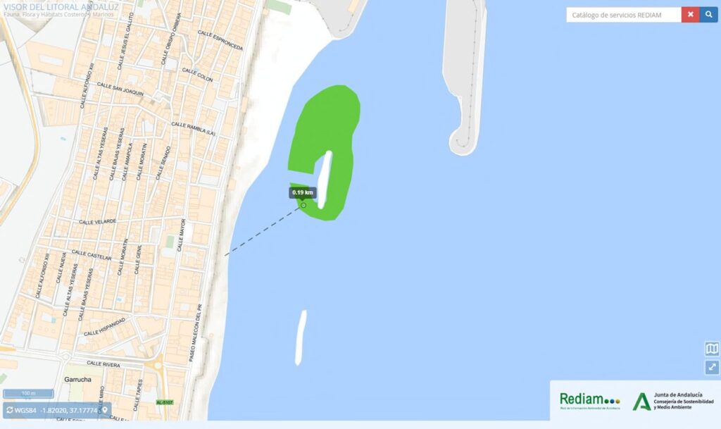 Costas cancela la aportación de arena a las playas de Garrucha por la aparición de praderas marina Costas cancela la aportación de arena a las playas de Garrucha por la aparición de praderas marina