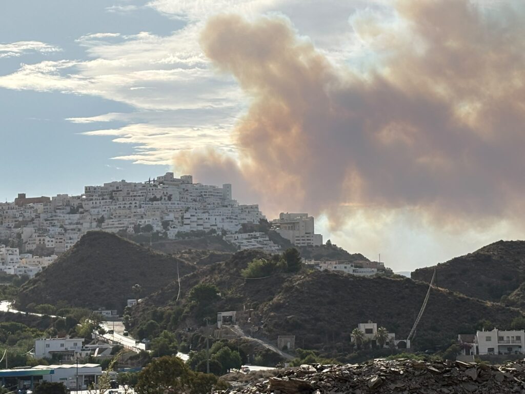 Un grave incendio en la barriada de Almocaizar en Los Gallardos obliga a evacuar a los vecinos Un grave incendio en la barriada de Almocaizar en Los Gallardos obliga a evacuar a los vecinos