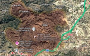 El incendio de Los Gallardos afronta su tercera noche con condiciones favorables para atacar el fuego El incendio de Los Gallardos afronta su tercera noche con condiciones favorables para atacar el fuego
