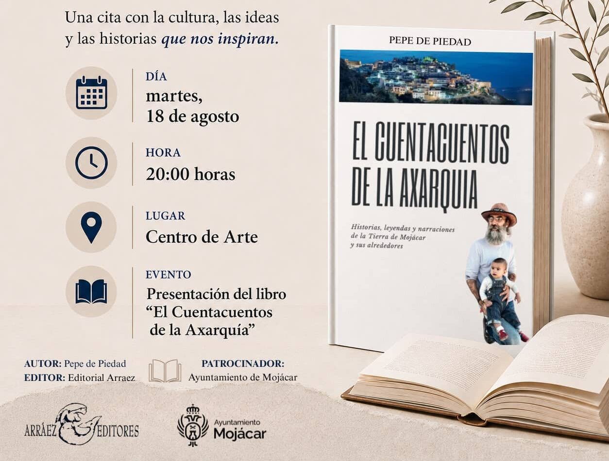Mojácar acoge la presentación de un libro que rescata leyendas y tradiciones de la comarca