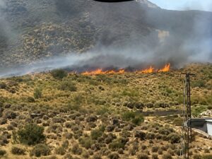 Un nuevo incendio forestal en Los Gallardos moviliza a Infoca, Bomberos del Levante y Guardia Civil Un nuevo incendio forestal en Los Gallardos moviliza a Infoca, Bomberos del Levante y Guardia Civil