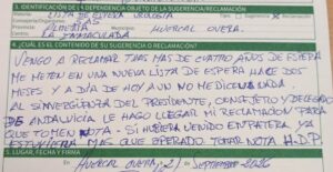 Un antuso estalla al saber que le envían a la cola de la lista de espera tras 4 años pendiente de ser operado Un antuso estalla al saber que le envían a la cola de la lista de espera tras 4 años pendiente de ser operado