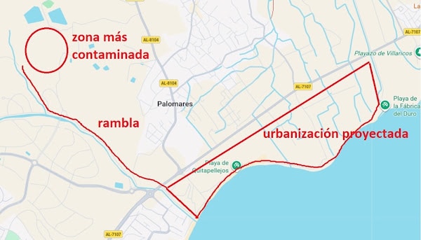 Ecologistas acusan al CSN de ocultar información sobre la radiactividad de Palomares para favorecer un proyecto urbanístico